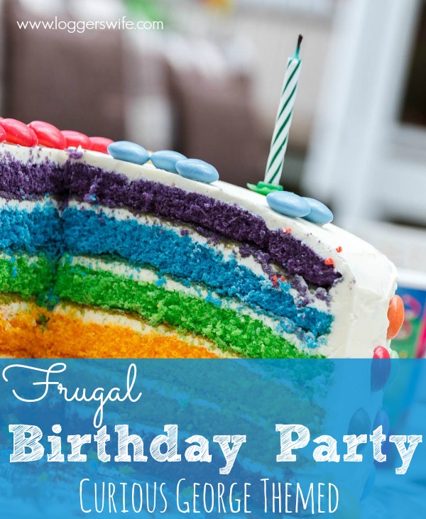 Trying to figure out how to have a frugal birthday party without it looking cheap? Check out how to do a Curious George themed kid party!