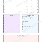 Etsy Planner Page