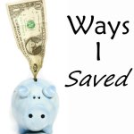 Ways I Saved in November