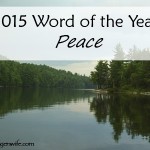 2015 Word of the Year: Peace