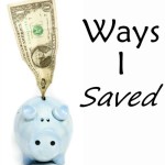 Ways I Saved- January