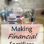 Making Financial Sacrifices