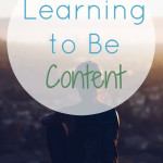 Learning to Be Content