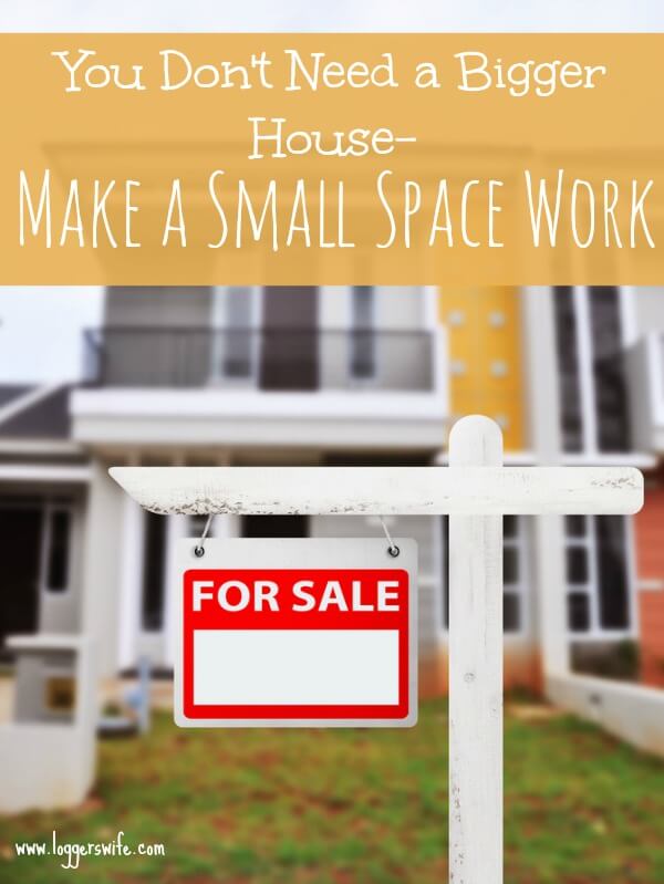 When you live in a small house it is hard not to have house envy with big houses with lots of storage. Honestly, it isn't hard to make a small space work.