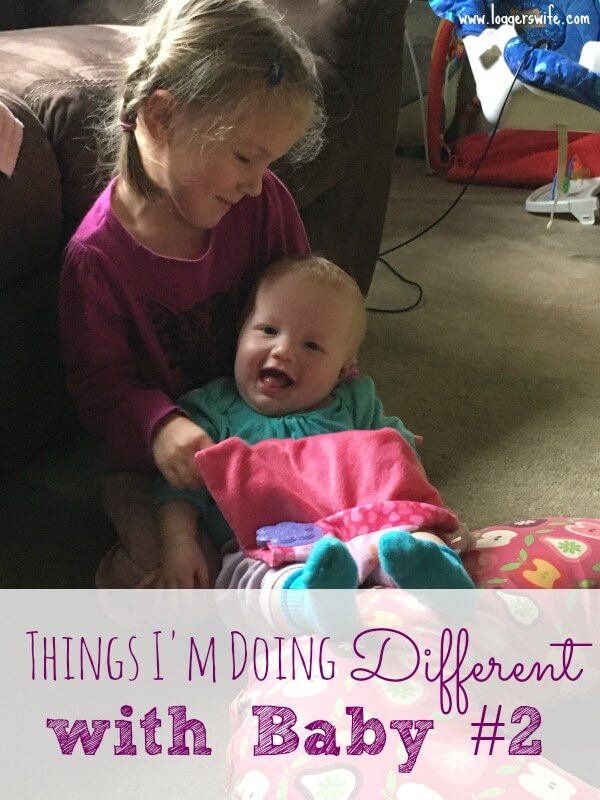 Each baby is different but sometimes we also parent differently. I'm doing many things different with baby #2. Find out if you did some of the same things.