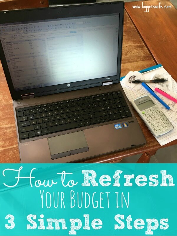 Did you go off budget recently? Does fixing it seem overwhelming? It doesn't have to be! Follow these three simple steps to refresh your budget.