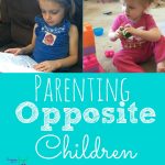 Parenting Opposite Children