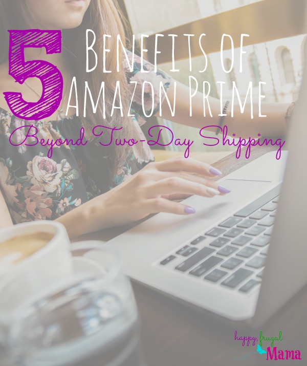 You probably know all about Amazon Prime benefits as the relate to free two-day shipping. But did you know that there are a lot more benefits to Prime than that? Click to find out the top five!